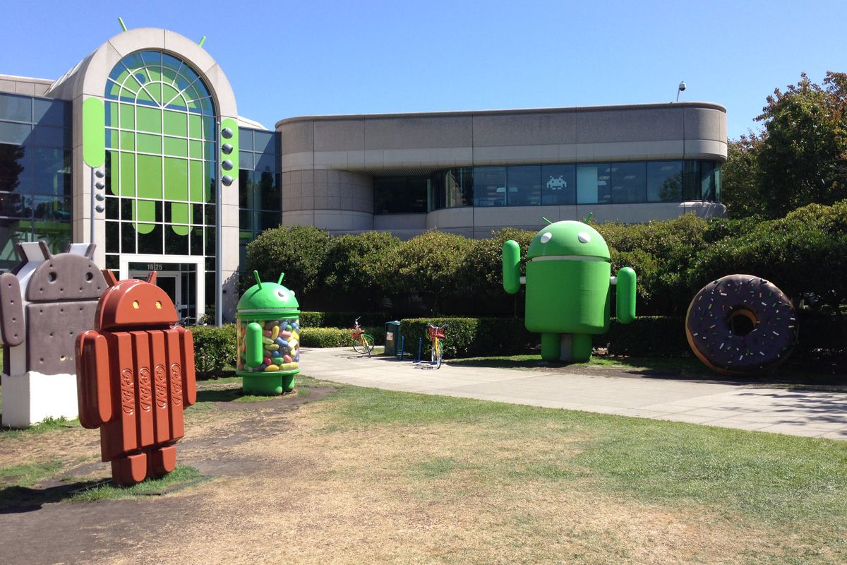 De bekende standbeelden van Android-versies zijn weg