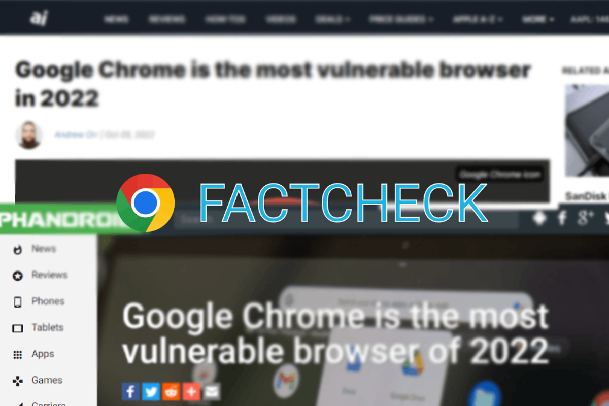 Factcheck: is Chrome echt de meest kwetsbare browser?