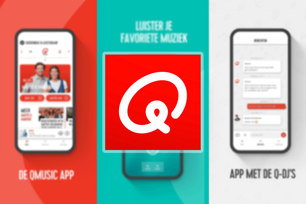 Qmusic stelt volledig vernieuwde app voor: nieuw design en functies