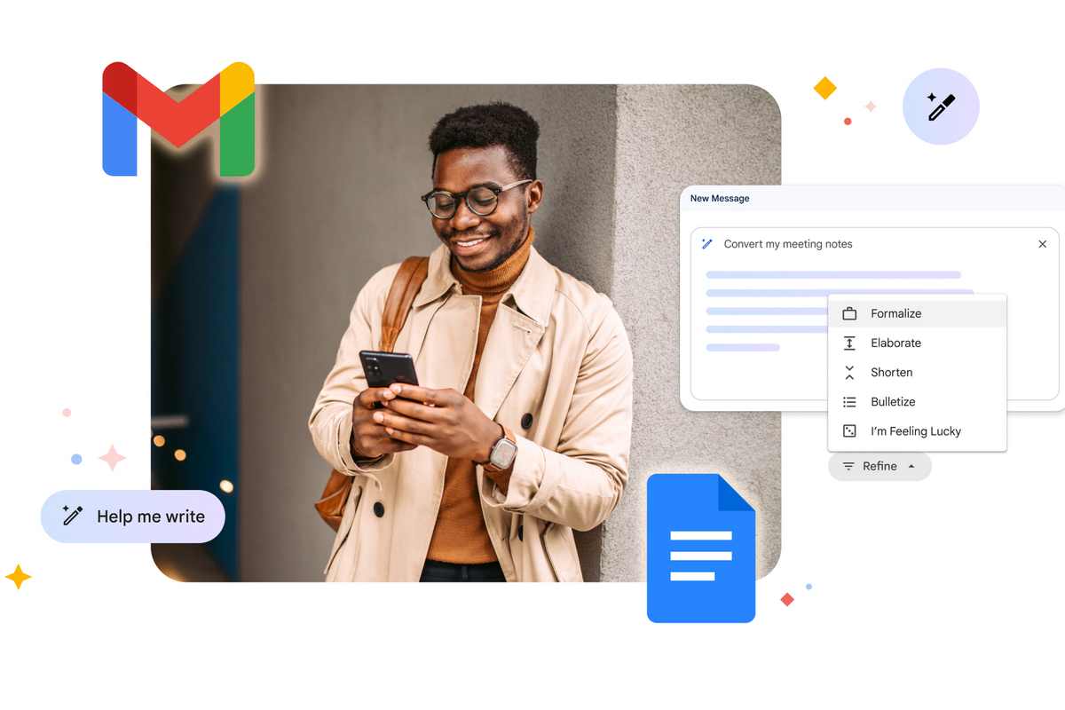 Deze ChatGPT-achtige AI-functies komen straks naar Gmail en Docs