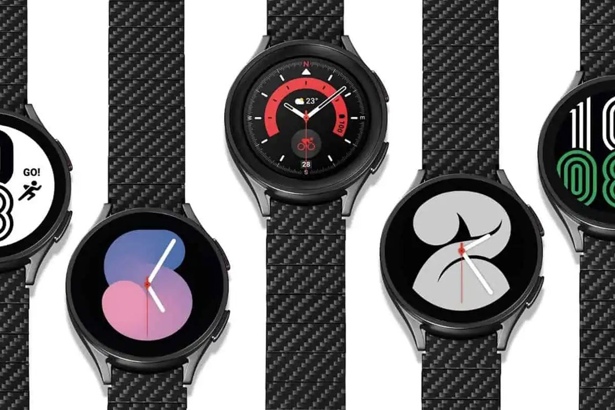 Er is nu een carbon-watchband beschikbaar voor Samsung Galaxy Watch 4 en 5