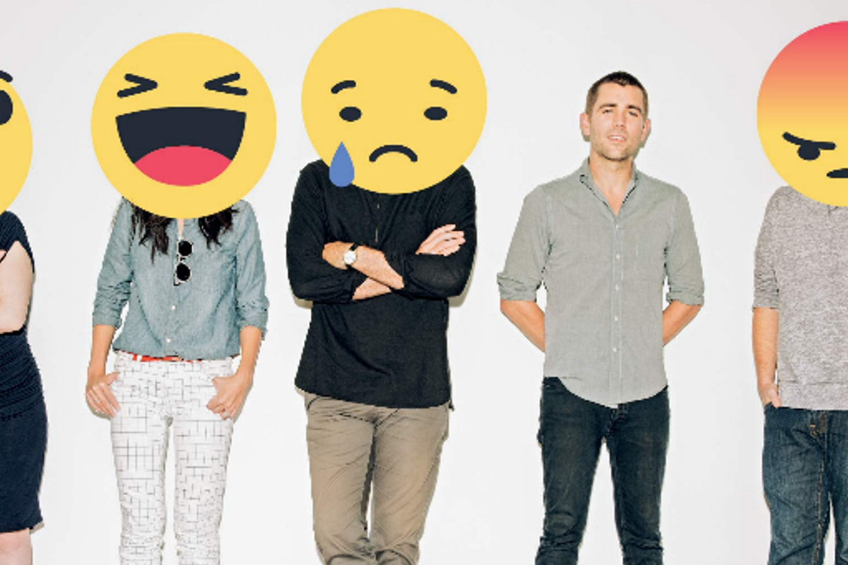 Vijf gevoels-emoji van Facebook nu wereldwijd beschikbaar