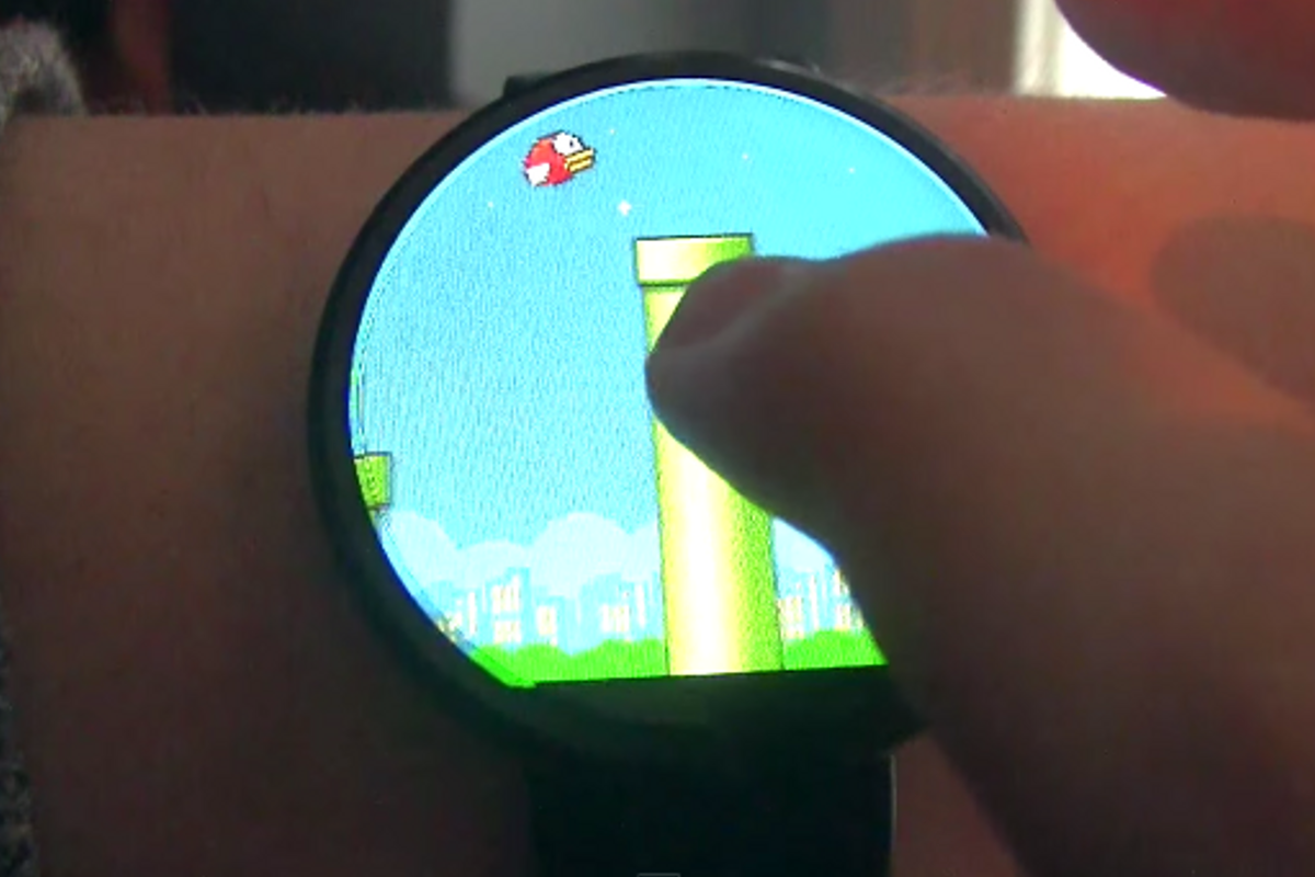 Flappy Bird nu écht op smartwatches met Android Wear