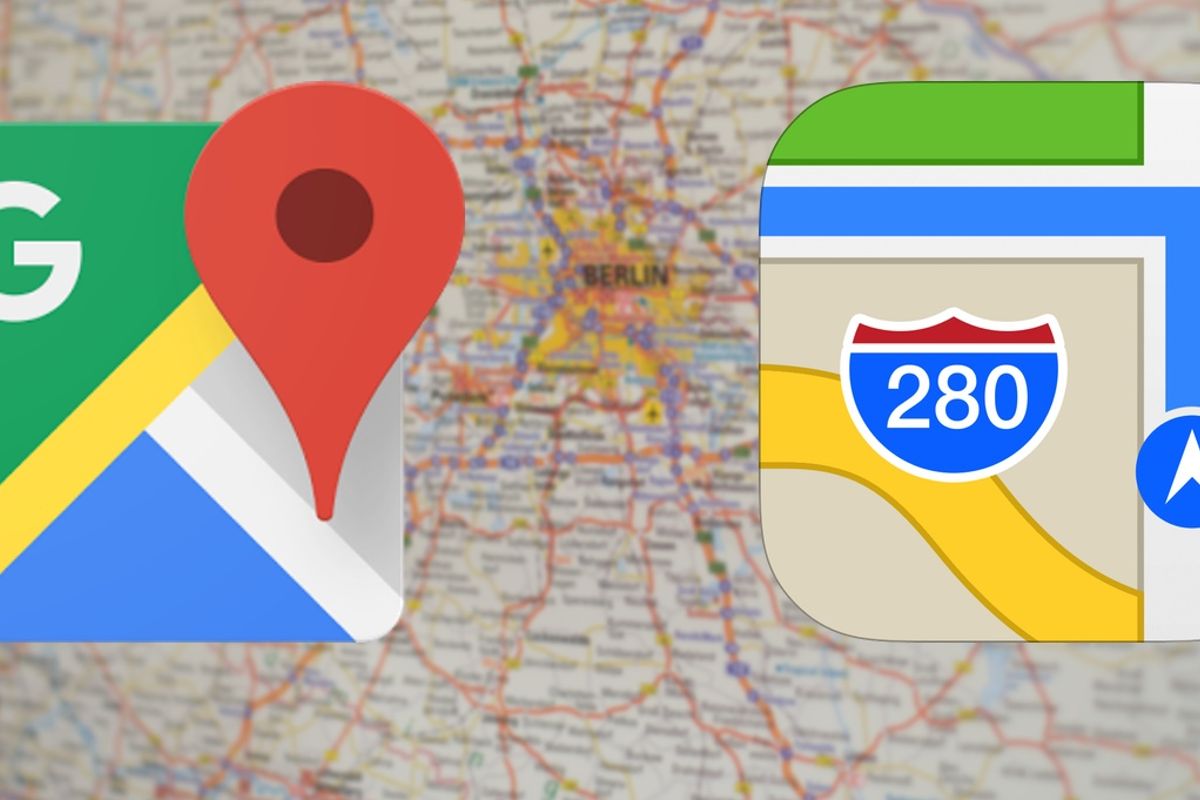 Hoe goed zijn de kaarten van Google Maps vergeleken met Apple Maps?