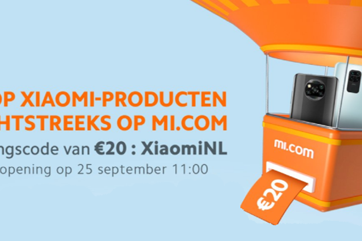 Xiaomi opent officiële Nederlandse webshop op 25 september