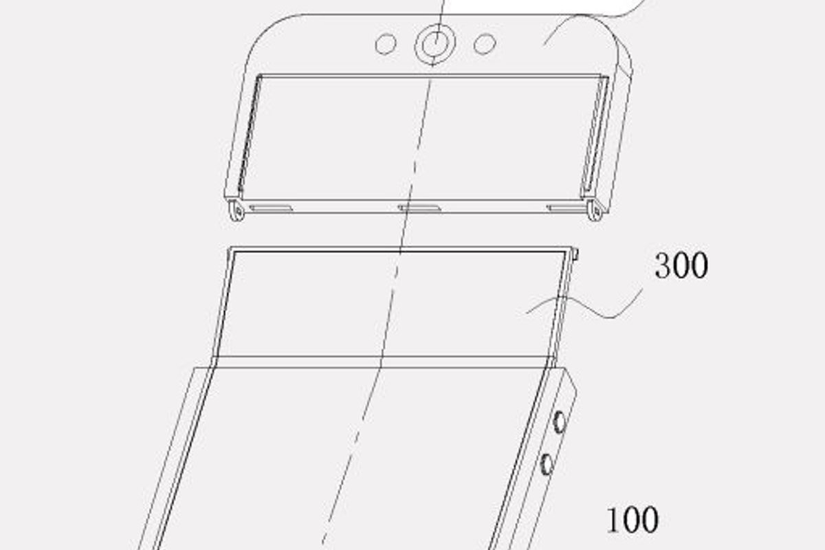 Gelekt patent van Oppo toont toestel met vouwbaar scherm