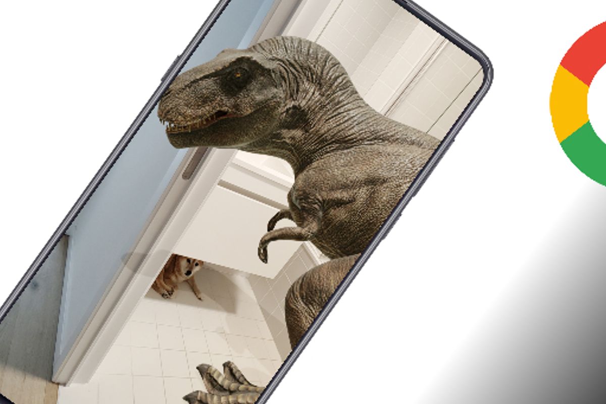 Oog in oog met een 3D-dinosaurus, zo werkt het op jouw telefoon