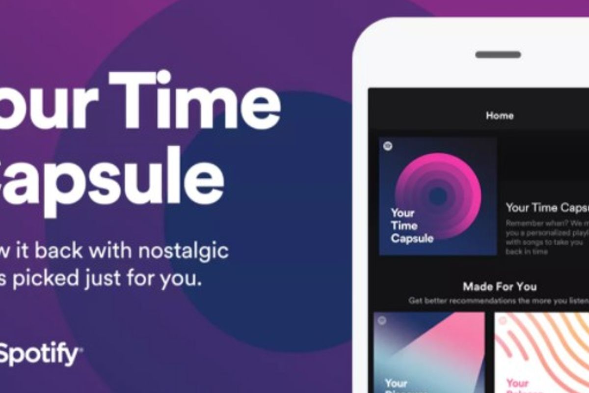 Spotify Timecapsule brengt persoonlijke, nostalgische playlist