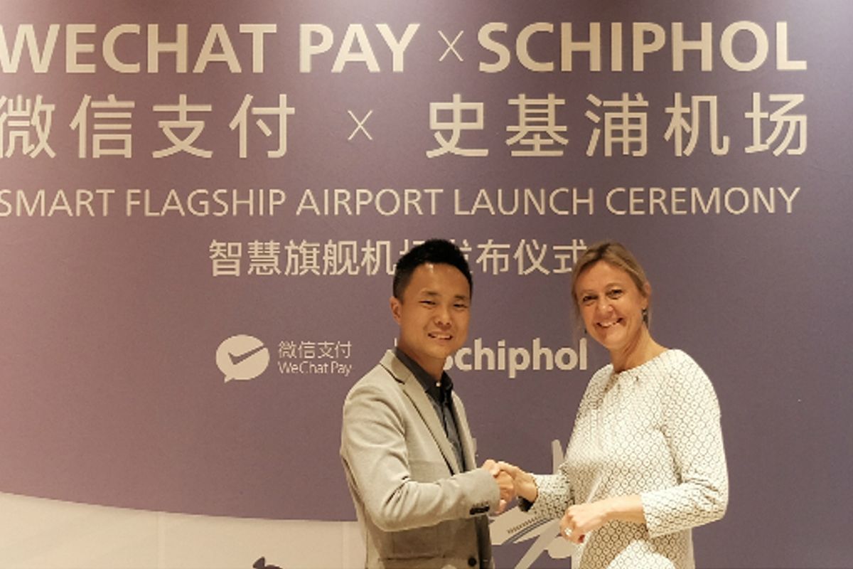 Schiphol maakt betalingen via WeChat Pay mogelijk voor Chinese reizigers