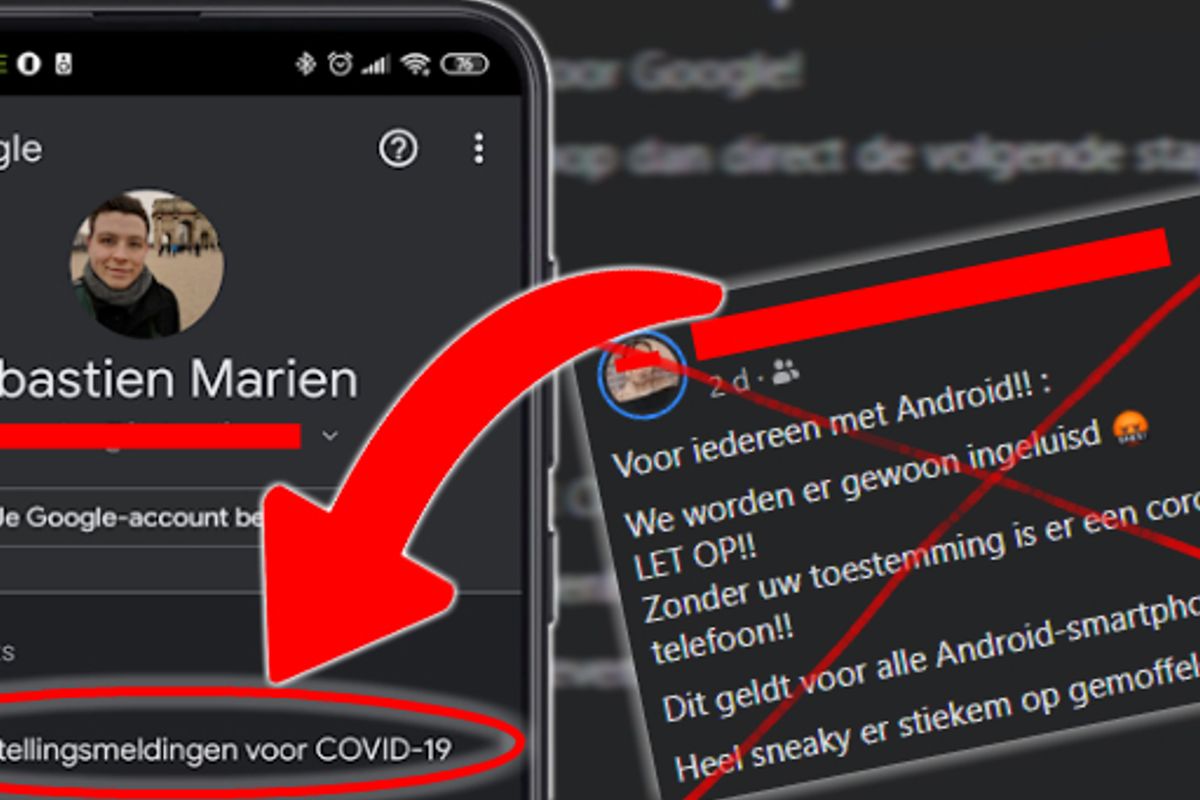 Nepnieuws: heeft Google stiekem een corona-tracker op je telefoon gezet?