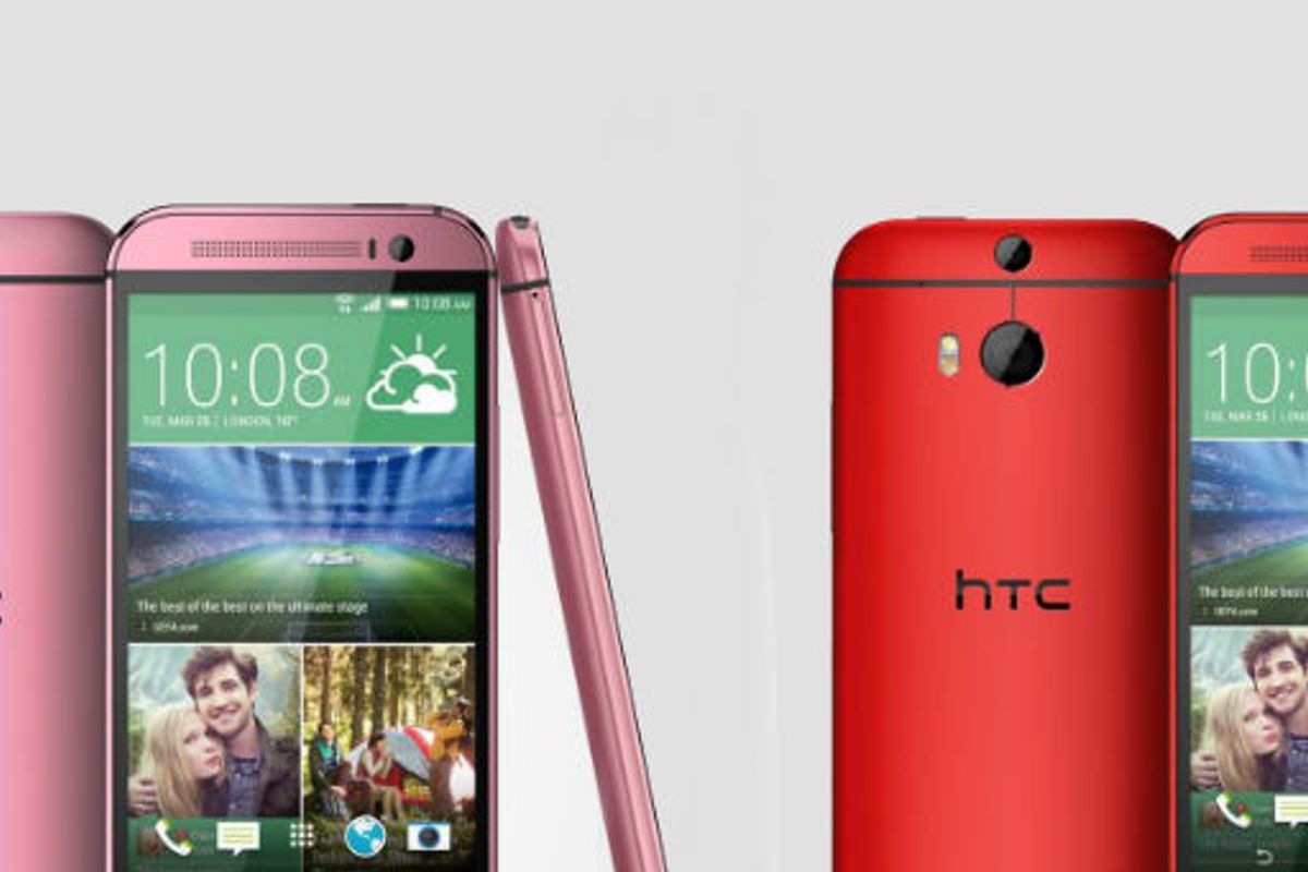 HTC One (M8) binnenkort ook in roze en rood