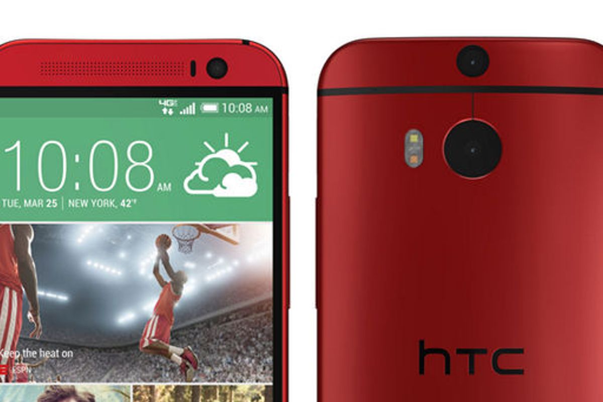 HTC One (M8) duikt op in het rood