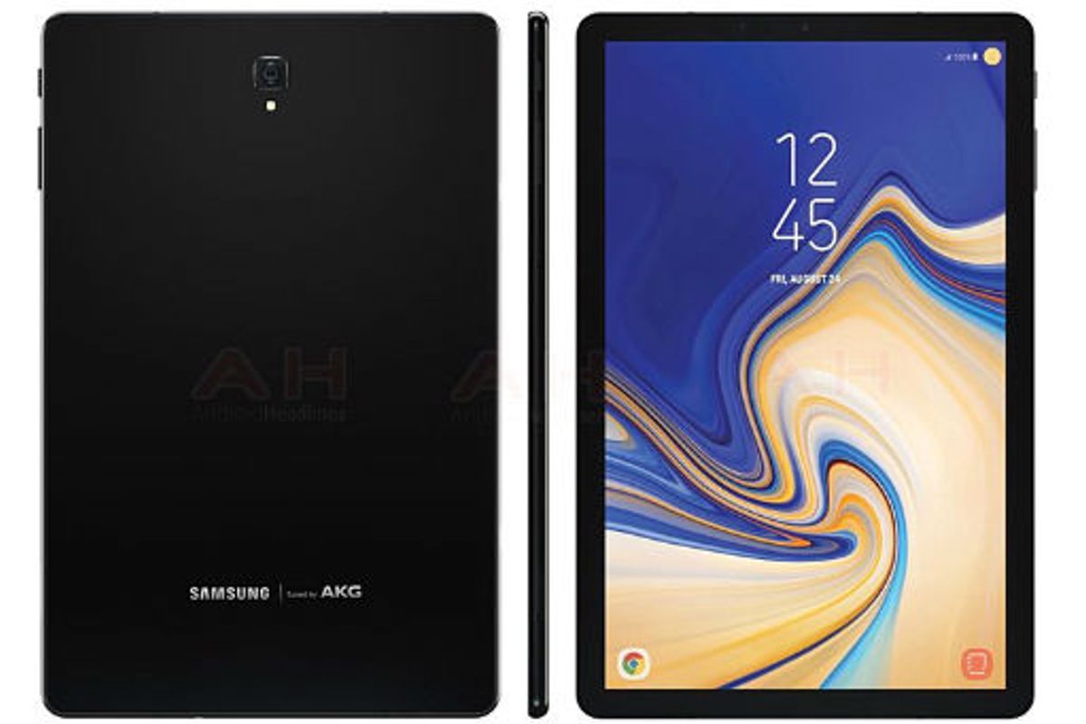 Samsung Galaxy Tab S4 laat zich zien in afbeeldingen
