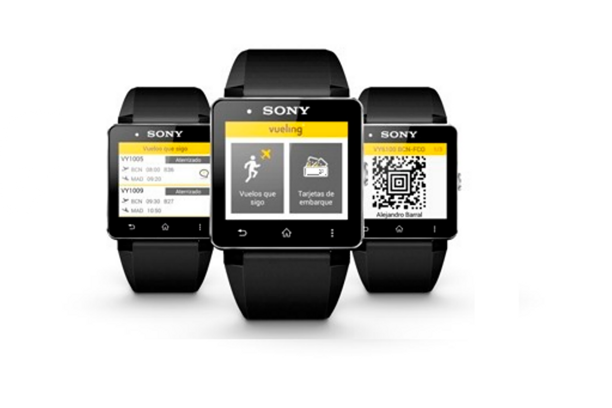Boardingpass op je pols met de Sony Smartwatch 2