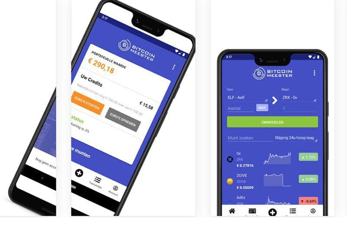 Bitcoin Meester komt met eigen Android app voor handel in crypto
