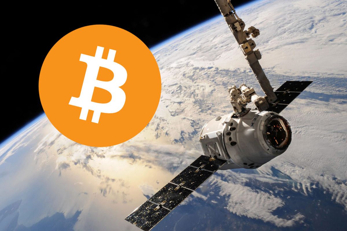 Eerste Bitcoin betaling ooit verstuurd 'vanuit' de ruimte