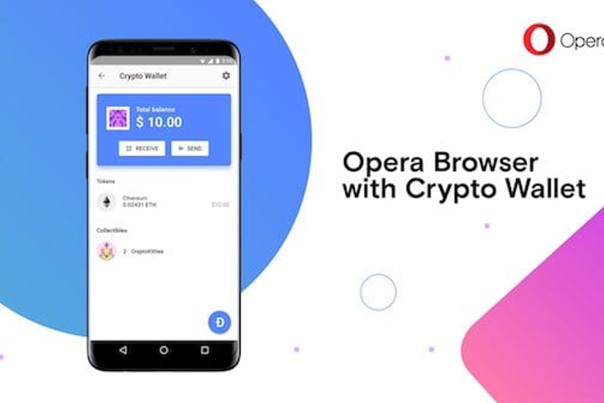 Opera-app integreert cryptowallet: met crypto afrekenen en surfen met ethereum-dapps