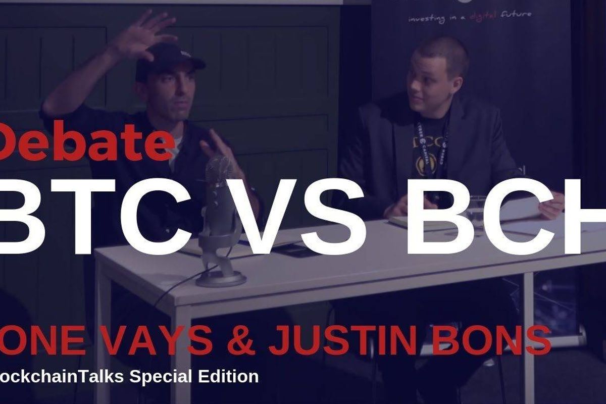 Video: Debat Tone Vays vs. Justin Bons (Cyber Capital) over bitcoin en bitcoin cash