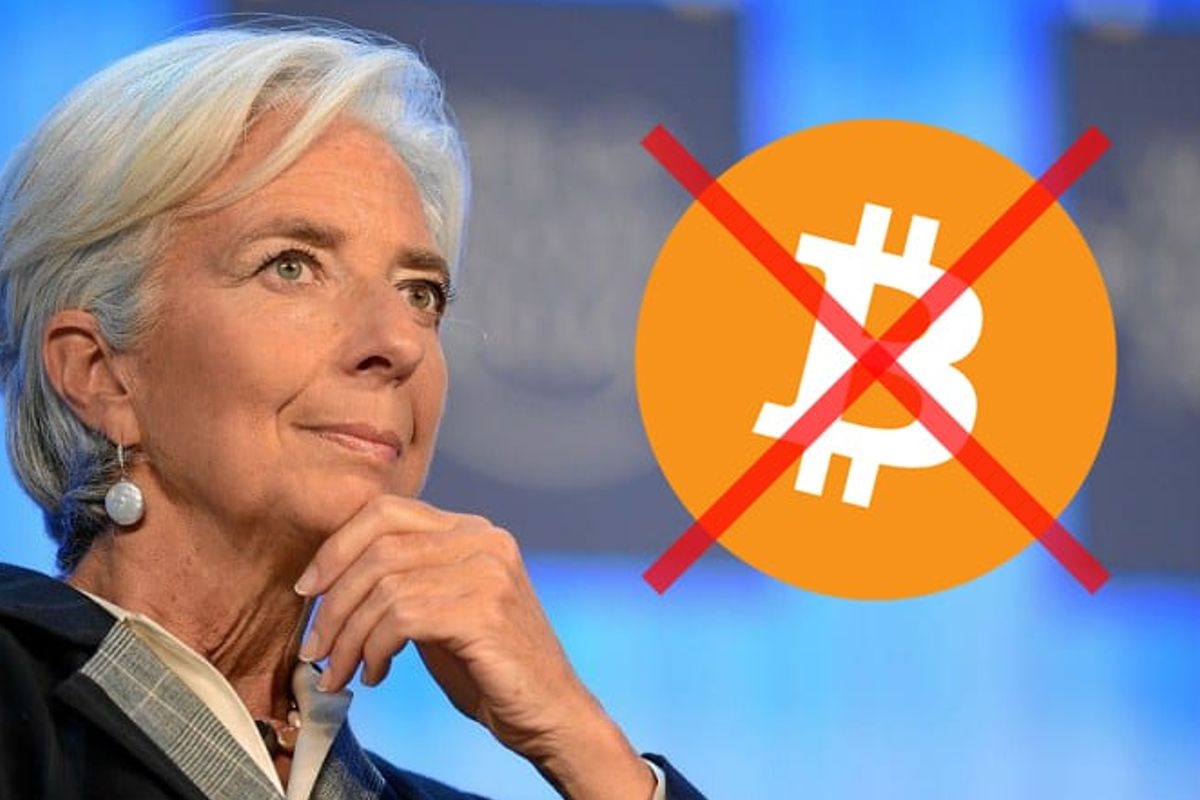Christine Lagarde van ECB ziet in Bitcoin geen concurrent: 'het is geen geld'