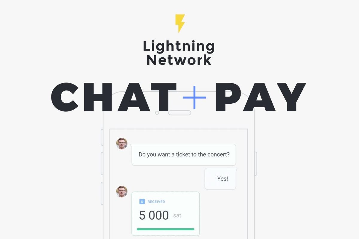 Met deze app kun je chatten met het Bitcoin Lightning Network als protocol