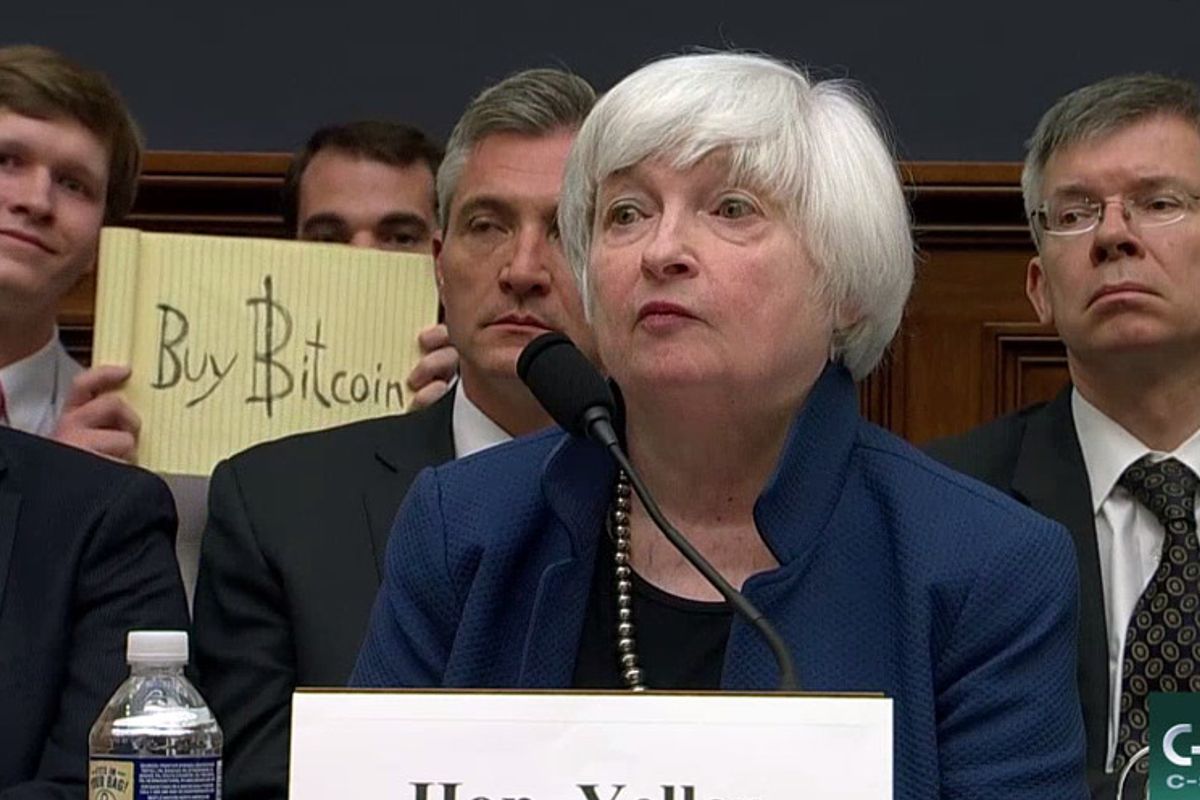 'Illegale betalingen met Bitcoin zijn mogelijke bedreiging', volgens Janet Yellen