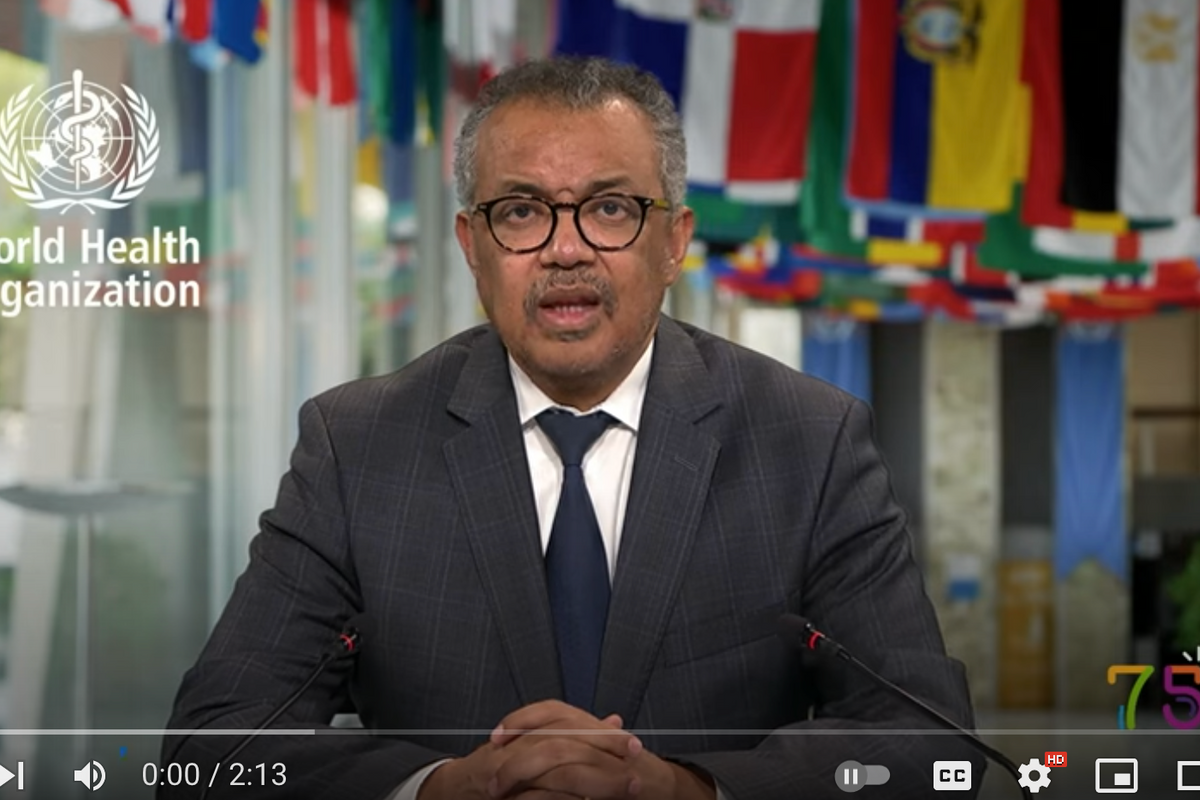 WHO Madness: Tedros wants us all to eat grass!