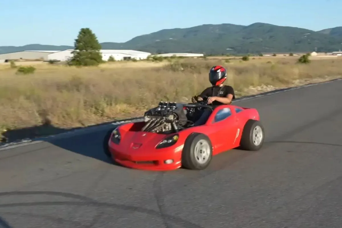 Idaho man turns his Corvette bed into an actual working race car