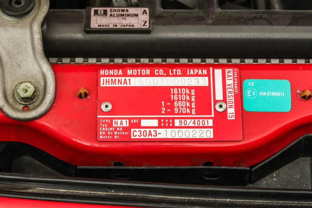 Iconische Honda NSX van Senna terug op de markt, inclusief pittige vraagprijs
