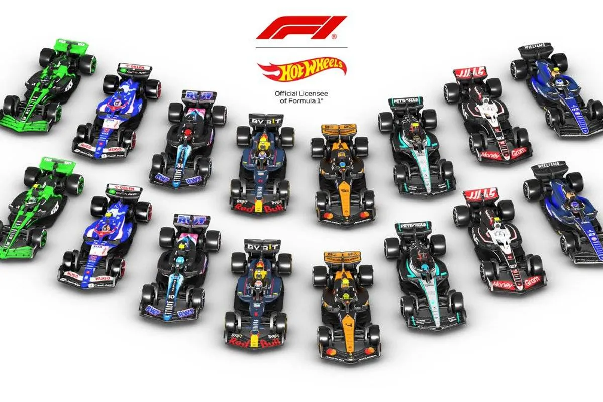 Formule 1 en Mattel onthullen F1 Hot Wheels collectie en Mercedes maakt lanceerdatum bekend van hun nieuwe auto