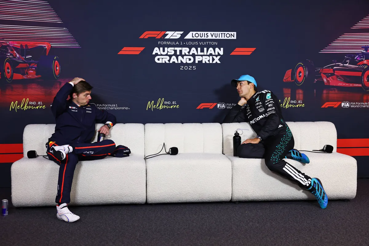 Russell vindt de McLaren van dit jaar dominanter dan de Red Bull ooit was, maar "Max was betrouwbaar"
