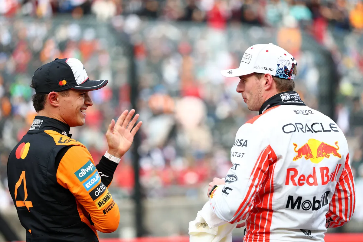 Norris daagt Verstappen uit: "Dan kijk ik ernaar uit om de teleurstelling op zijn gezicht te zien"