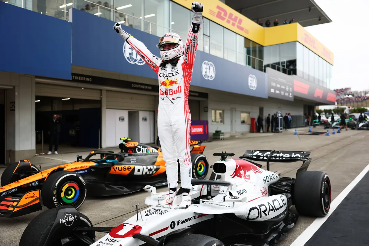Max Verstappen na overwinning op Suzuka: 'Ik denk dat dit het perfecte afscheid is voor Honda”
