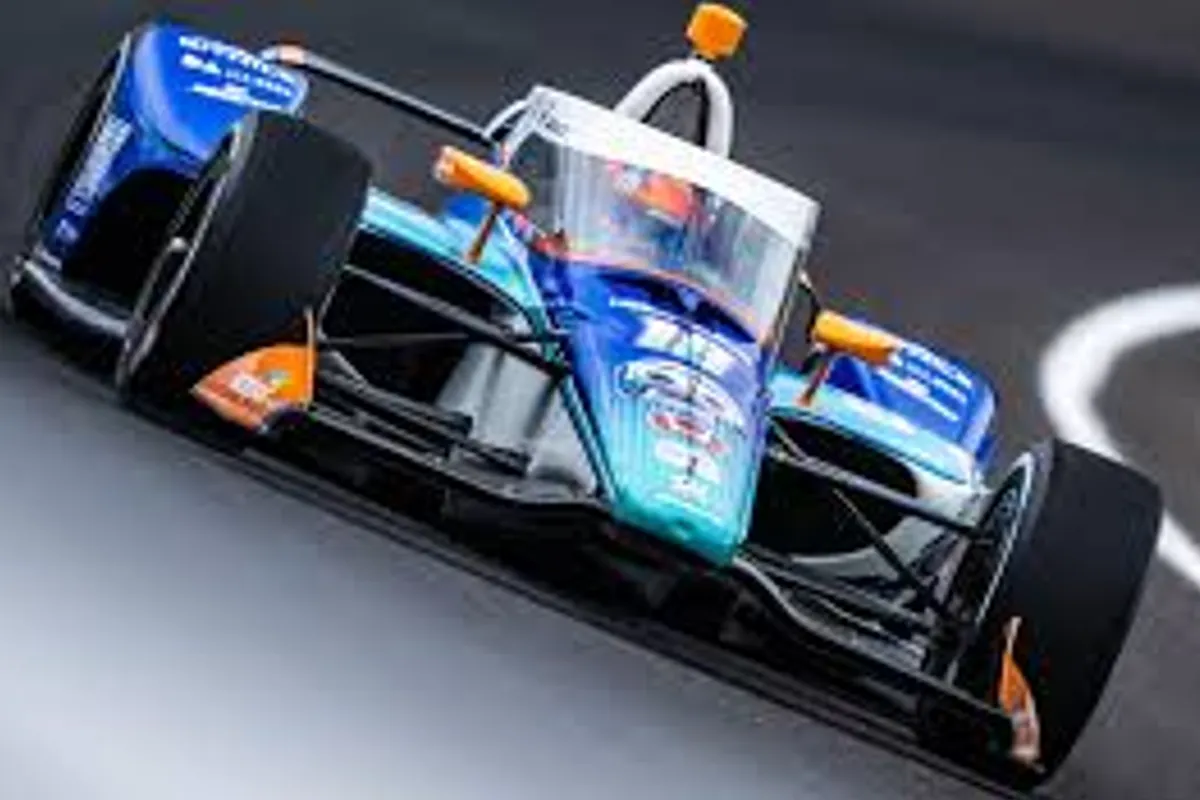 ZIEN: Rinus Veekay crasht uit de Indy 500