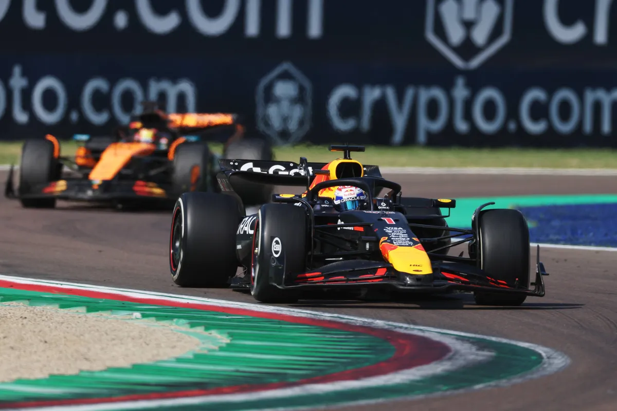 McLaren was "een beetje verrast" door de snelheid van Verstappen in Imola
