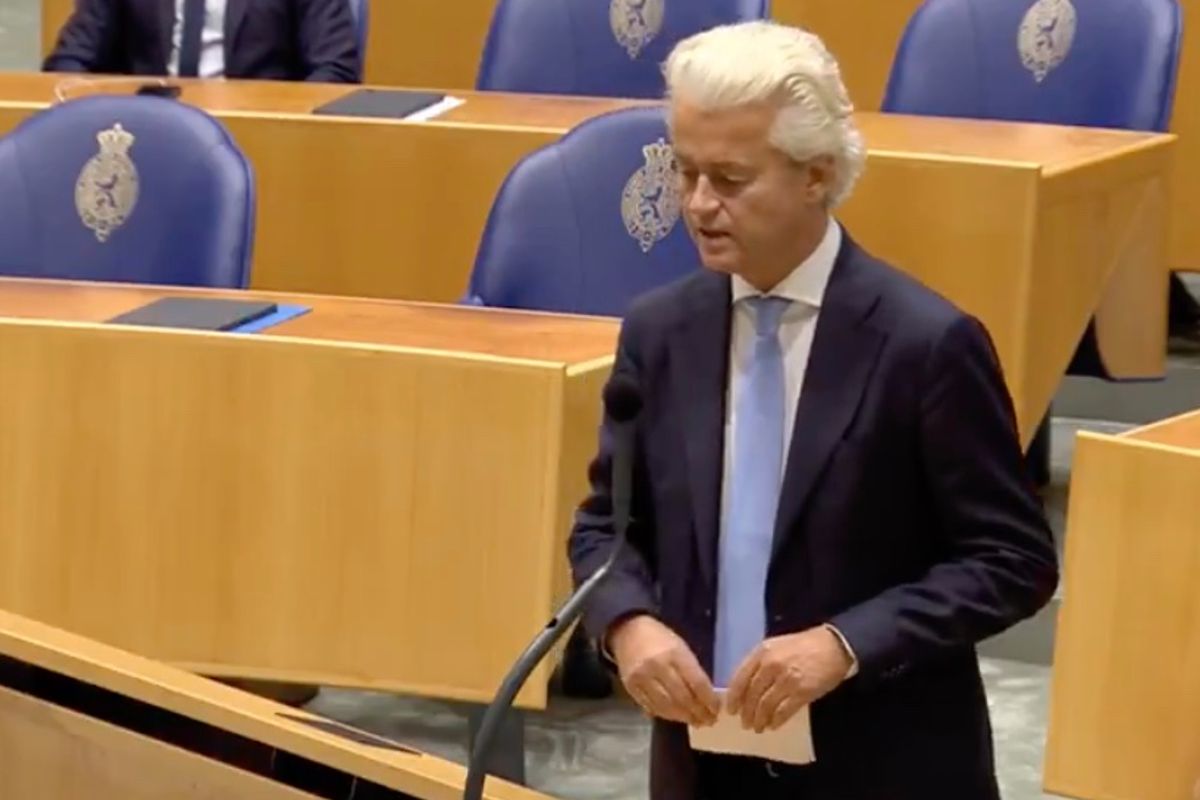 Filmpje! Geert Wilders pakt "verwend nest" Sigrid Kaag aan: "U dacht, ik zal Rutte even de les lezen!"