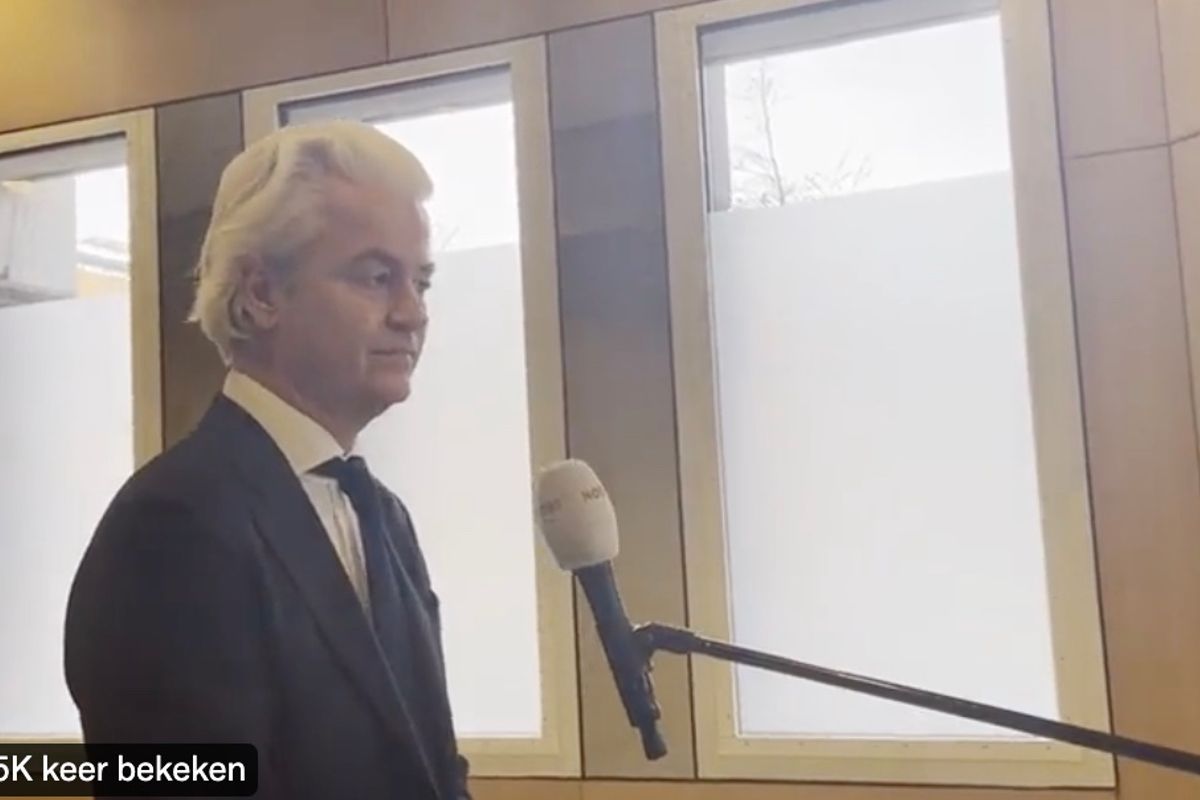 Kijk! Geert Wilders: 'Ik heb óók gezegd dat ik wil dat politici voor een tribunaal gedaagd worden!'