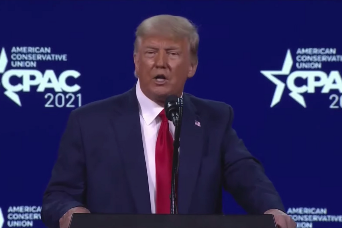 Donald Trump in speech: 'Wie weet, misschien besluit ik wel om Democraten in 2024 voor de derde keer te verslaan'