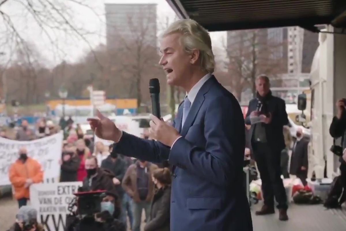 Geert Wilders bij bezoek aan azc Rosmalen: 'Het zijn altijd de gewone mensen die worden opgezadeld met een azc in de buurt'