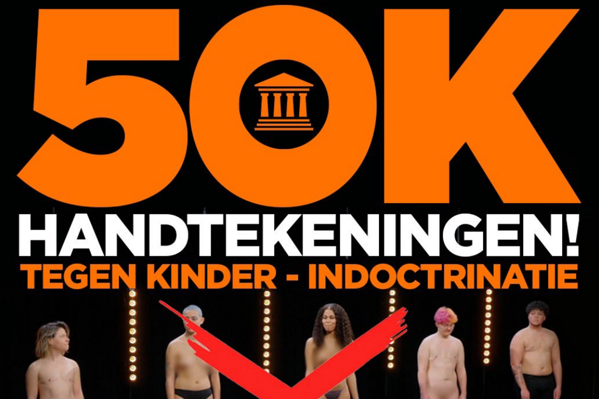 FVD petitie tegen genderpropaganda en seksualisering van kinderen is inmiddels door meer dan 50.000 mensen ondertekend!