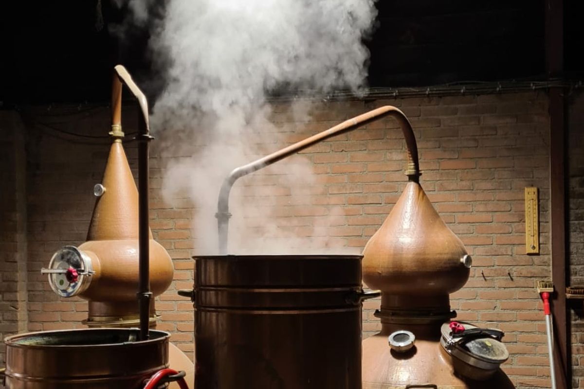 Drumlin Distillery vult dit weekend nieuwe vaten met new make spirit