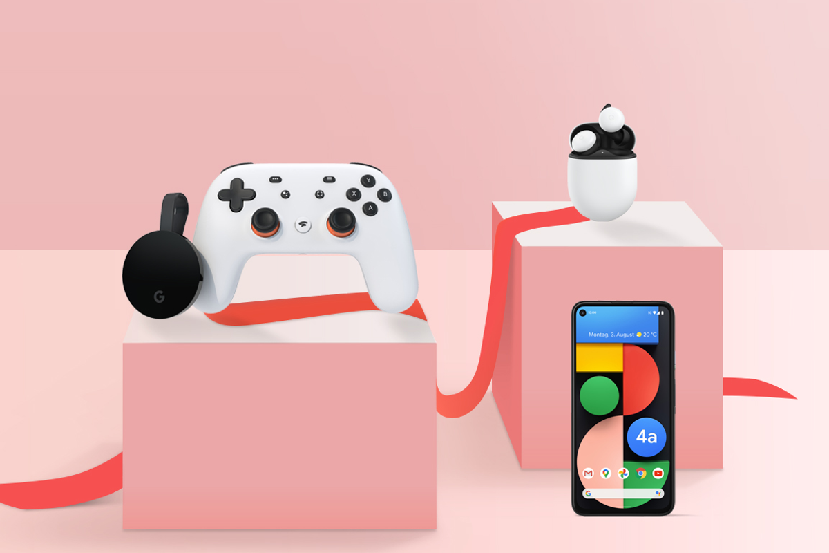 Valentijnsaanbieding: Google Pixel 4a 5G, Pixel Buds en Stadia Premiere Edition