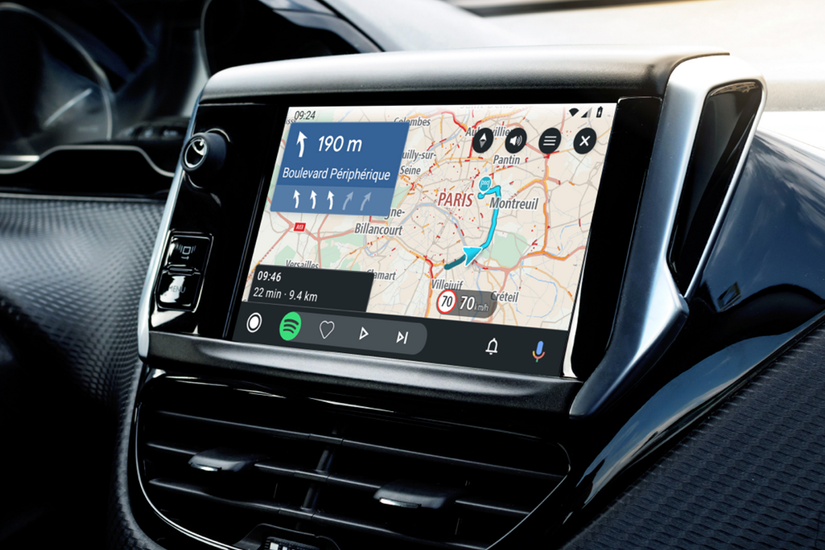 Oost Schiereiland Regenjas Navigatie-app TomTom GO Navigation is nu officieel beschikbaar voor Android  Auto