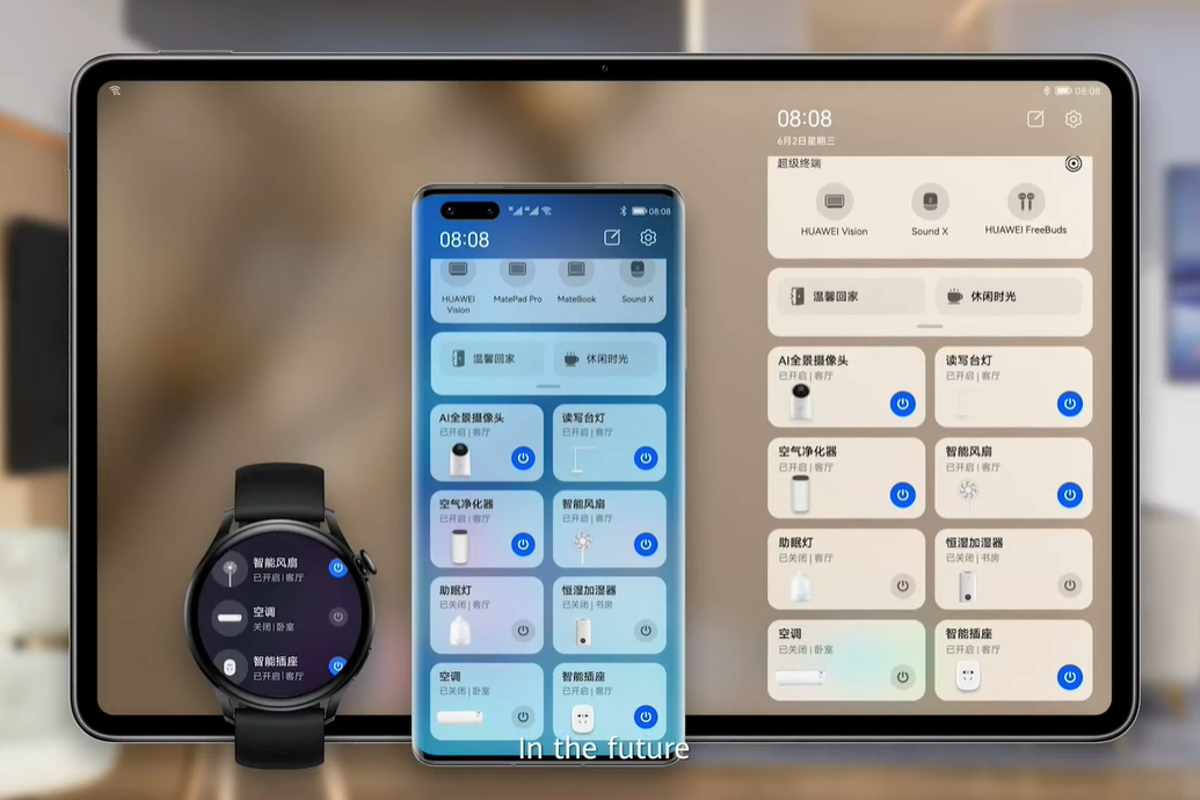 Huawei Harmony OS werkt nu met alle soorten slimme apparaten
