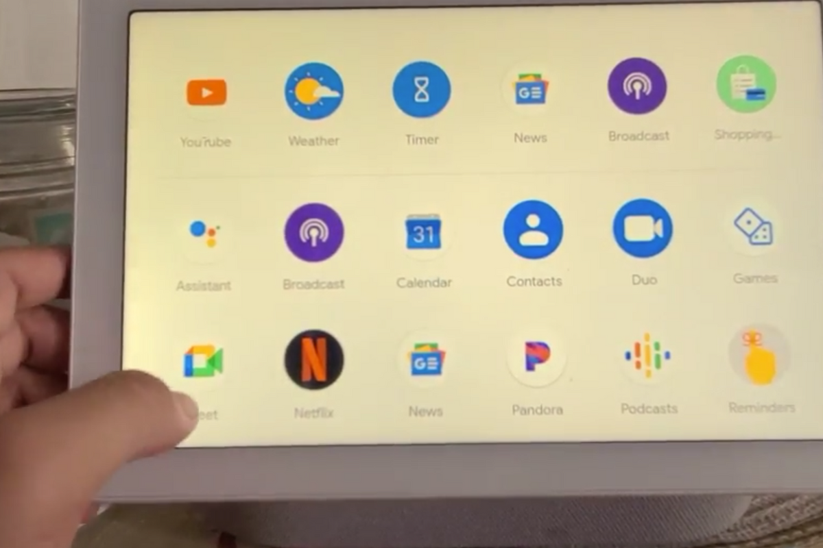 Google test apps op het Nest Hub smart display, zo werkt het