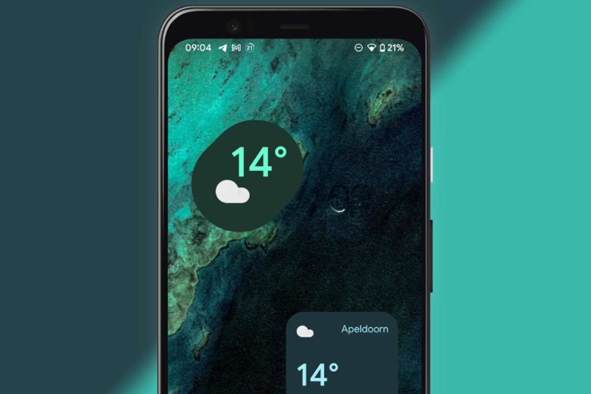Dit zijn de 2 nieuwe weerbericht widgets in Android 12
