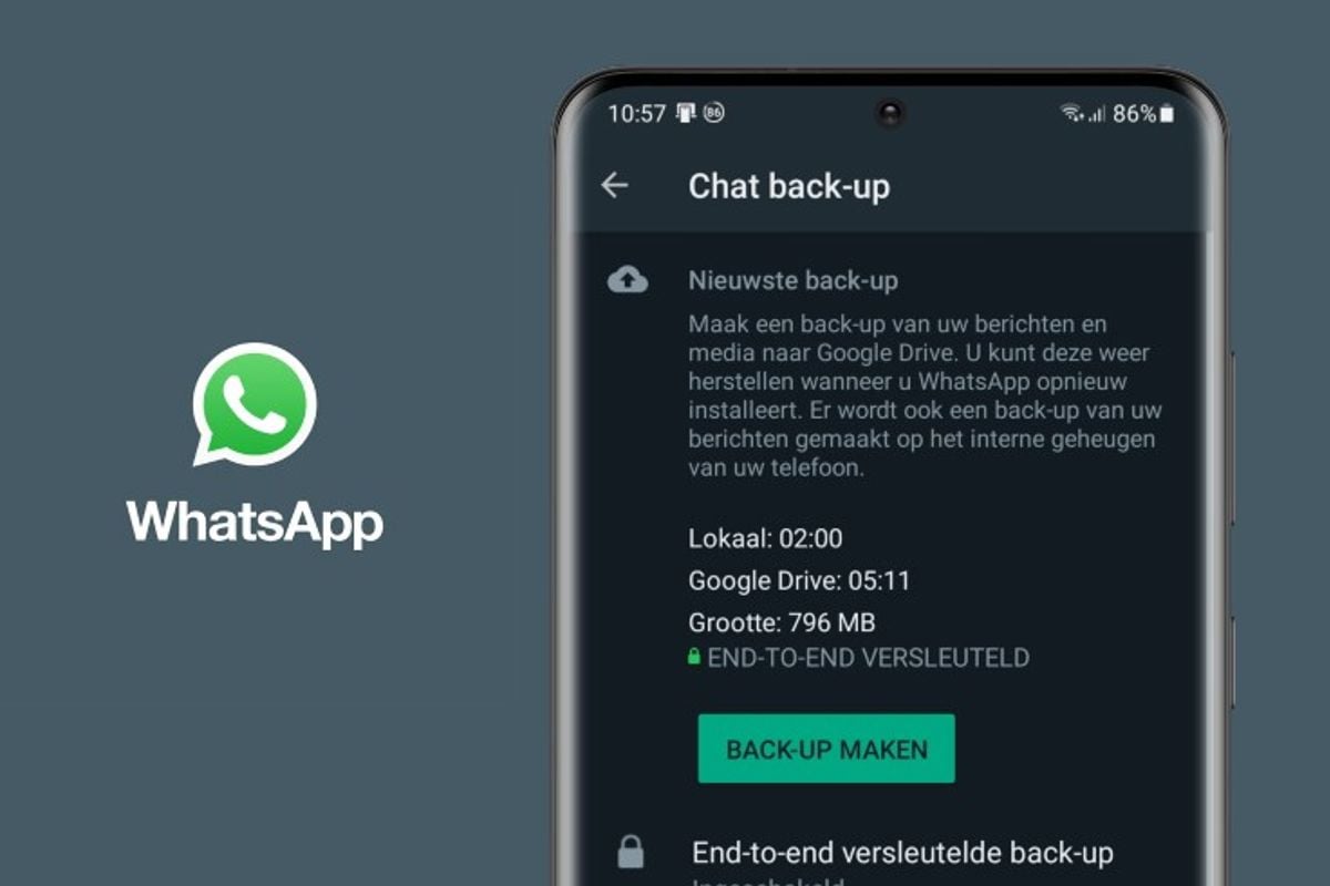 WhatsApp back-up maken en terugzetten, zo werkt het