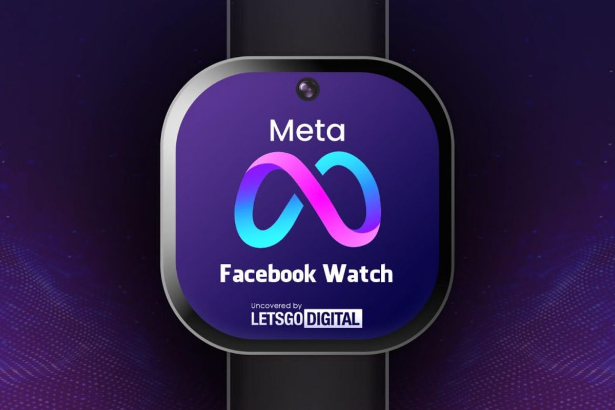 'Meta (Facebook) horloge krijgt afneembaar scherm en 3 camera's'
