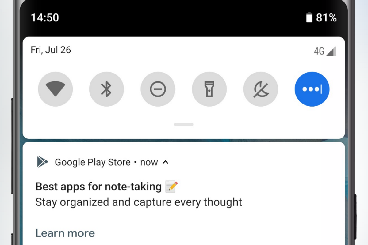 Exclusief: Google Play Store toont app-aanbevelingen in notificaties