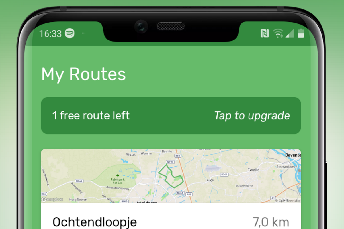 Met de app FindARun kun je je eigen (hardloop)routes uitstippelen
