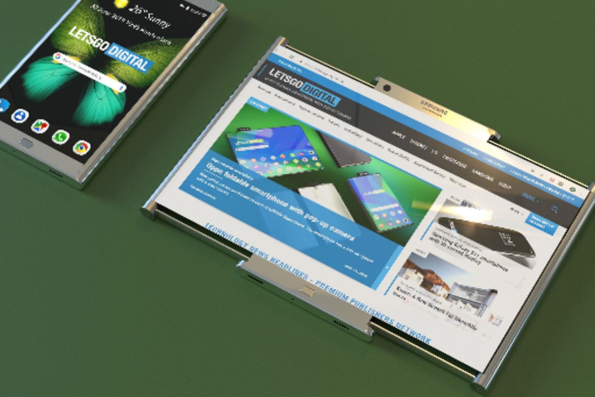 Samsung-patent toont oprolbare smartphone met tabletscherm